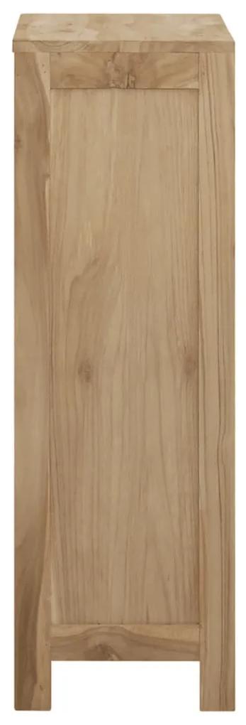Comoda cu sertare, 55x30x90 cm, lemn masiv tec