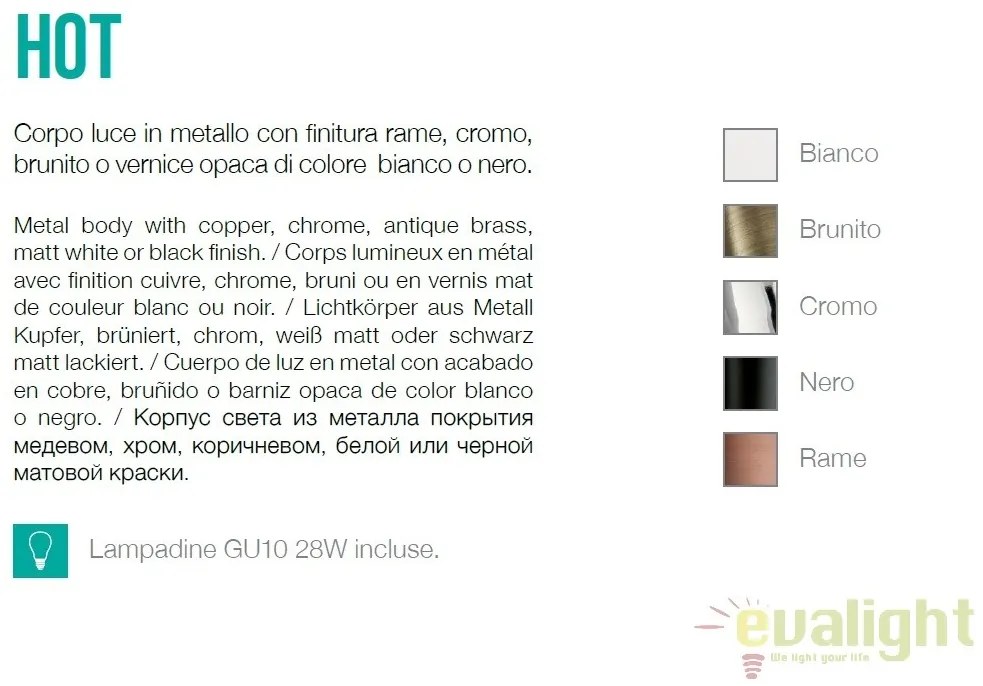 Aplica perete design modern LOOK AP2 RAME