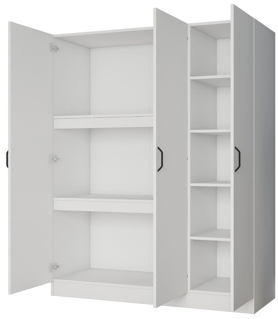 Dulap cu rafturi Bafaretta 5 (alb). 1106726
