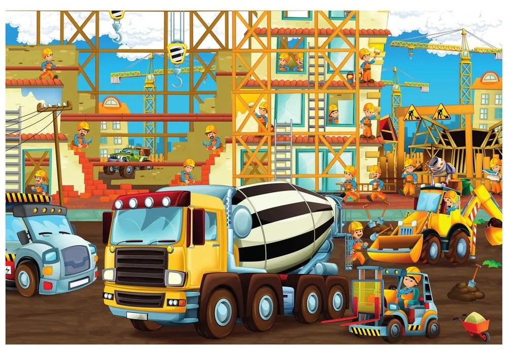 Tapet utilaje în construcție