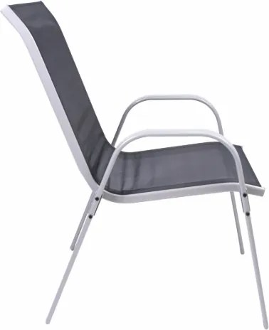 Scaun de grădină stivuibil BARI (90×55×65 cm)