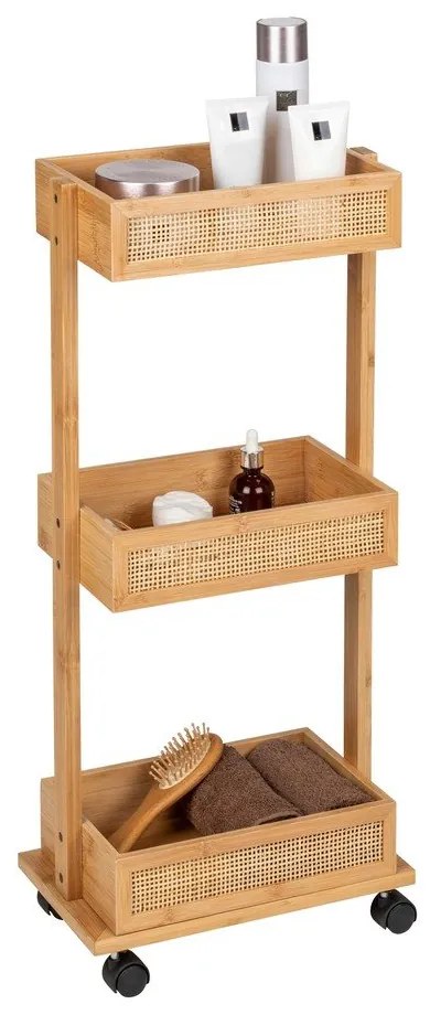 Etajeră baie din bambus Wenko Allegre