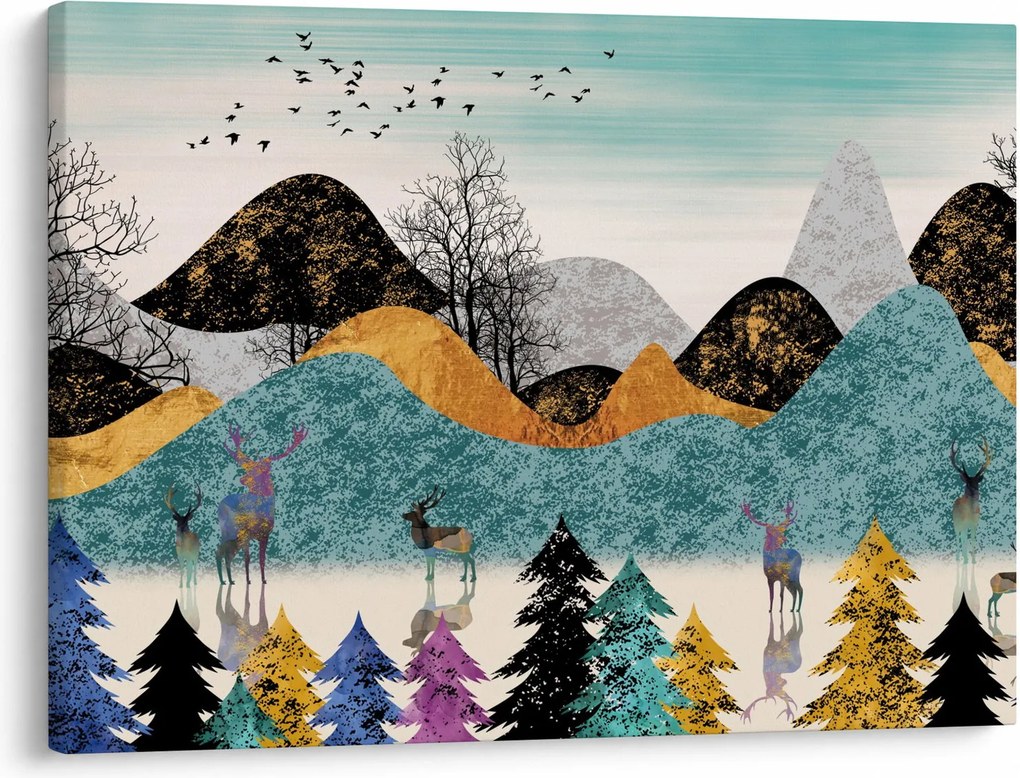 Tablou fgrafic cu cebi (70x50 cm)