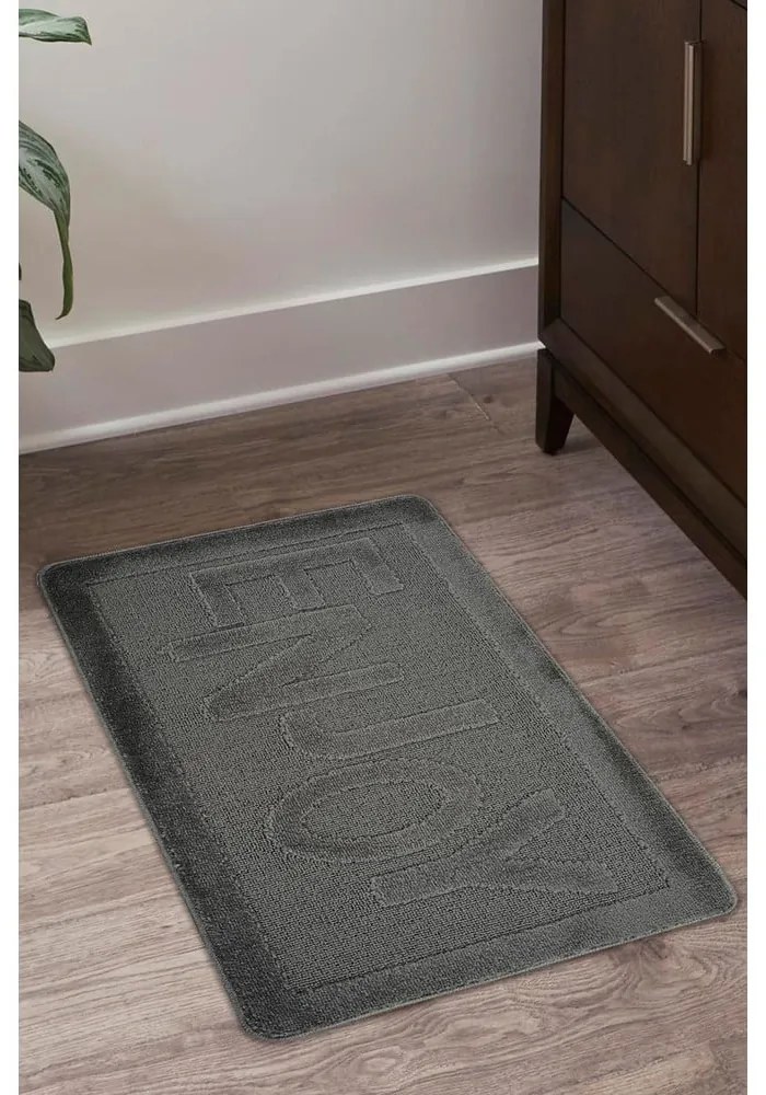 Covoraș de baie gri antracit 60x100 cm Enjoy – Foutastic