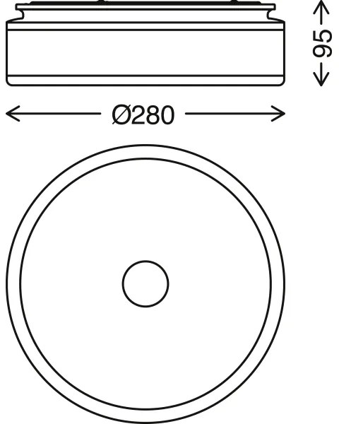 Plafonieră LED BLOCK LED/12W/230V Briloner