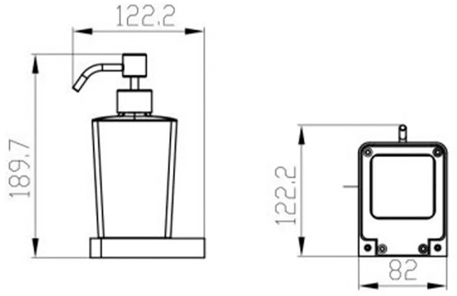 Dozator de săpun Capri