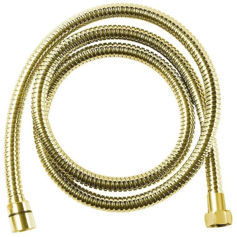 Furtun de duș auriu din alamă Powerflex – Sapho