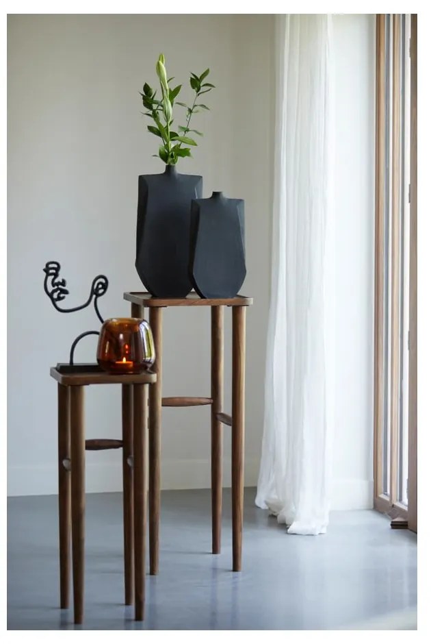 Măsuță auxiliară din lemn masiv de acacia 42x42 cm Qiano – Light &amp; Living