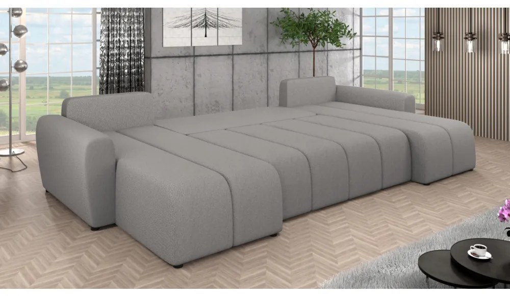 Set canapea universala, gri, DELIN U UNI