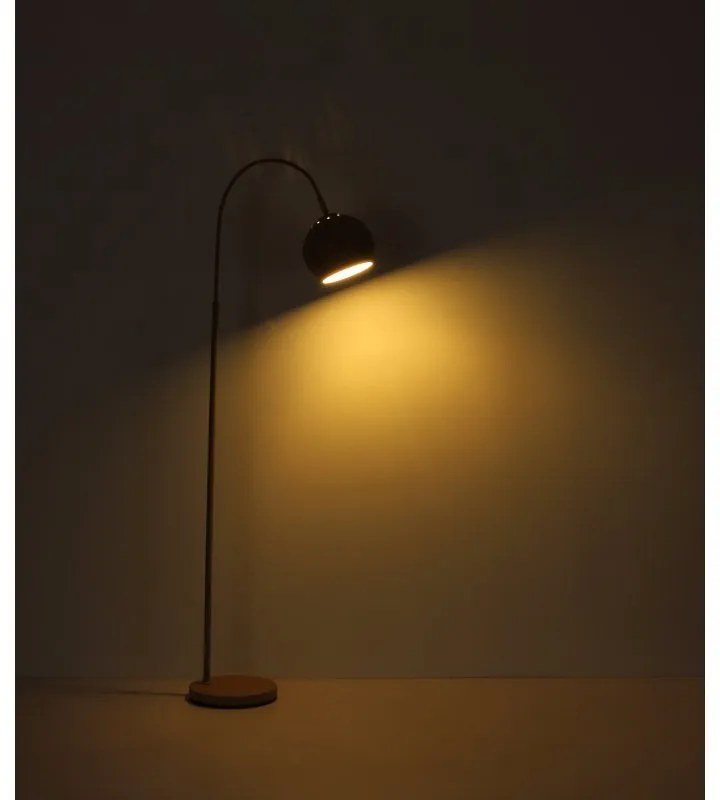Lampadar Lampa de podea din metal negru BENNO