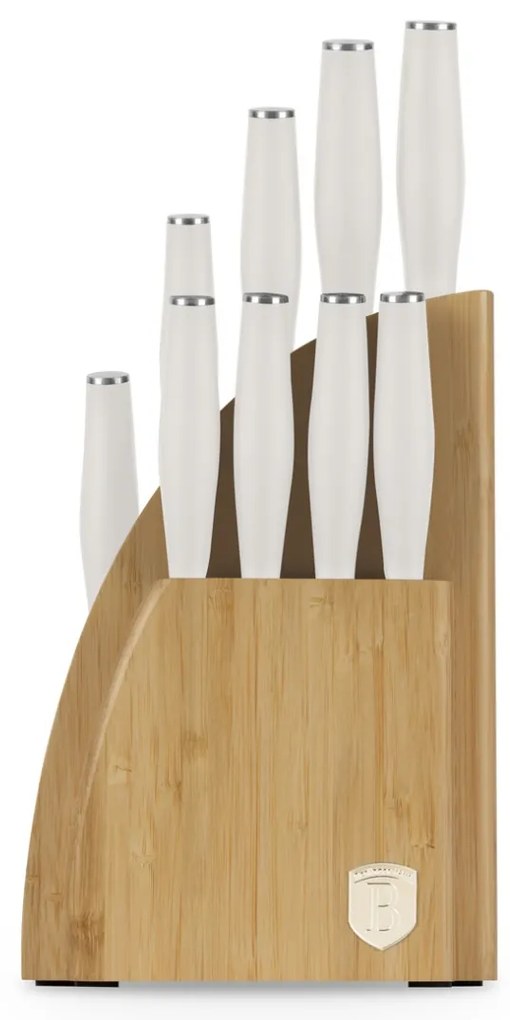 Set cutite 10 piese cu suport bambus Sahara Berlinger Haus BH 3121