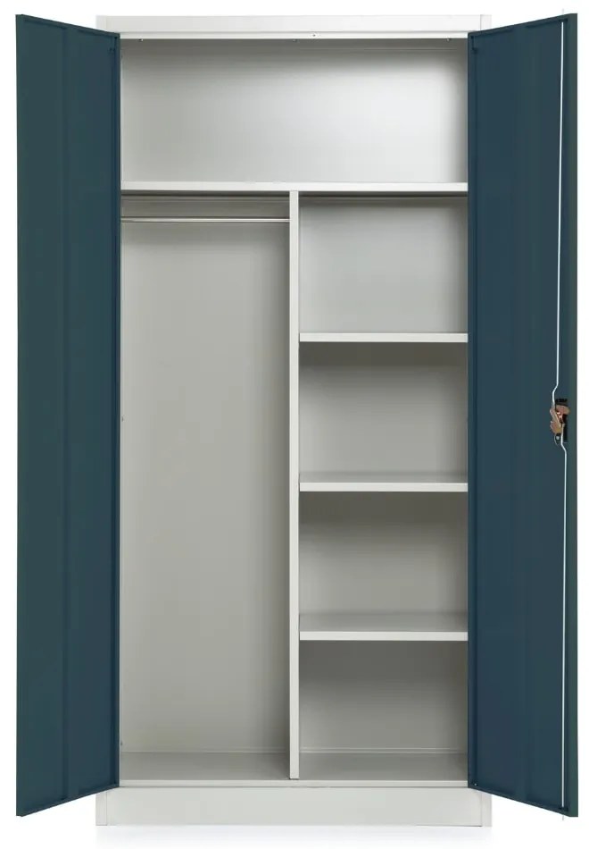 Dulap metalic, 90 x 45 x 185 cm, inchidere cilindrica, antracit - ral 7016