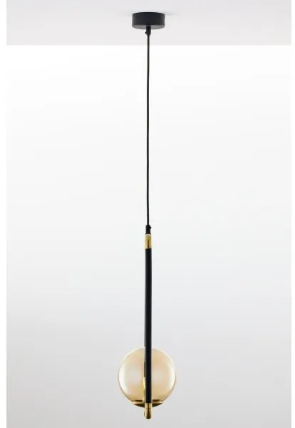 Lustră pe cablu Jupiter 2024 ZAFRA 1xG9/10W/230V negru/auriu/bej