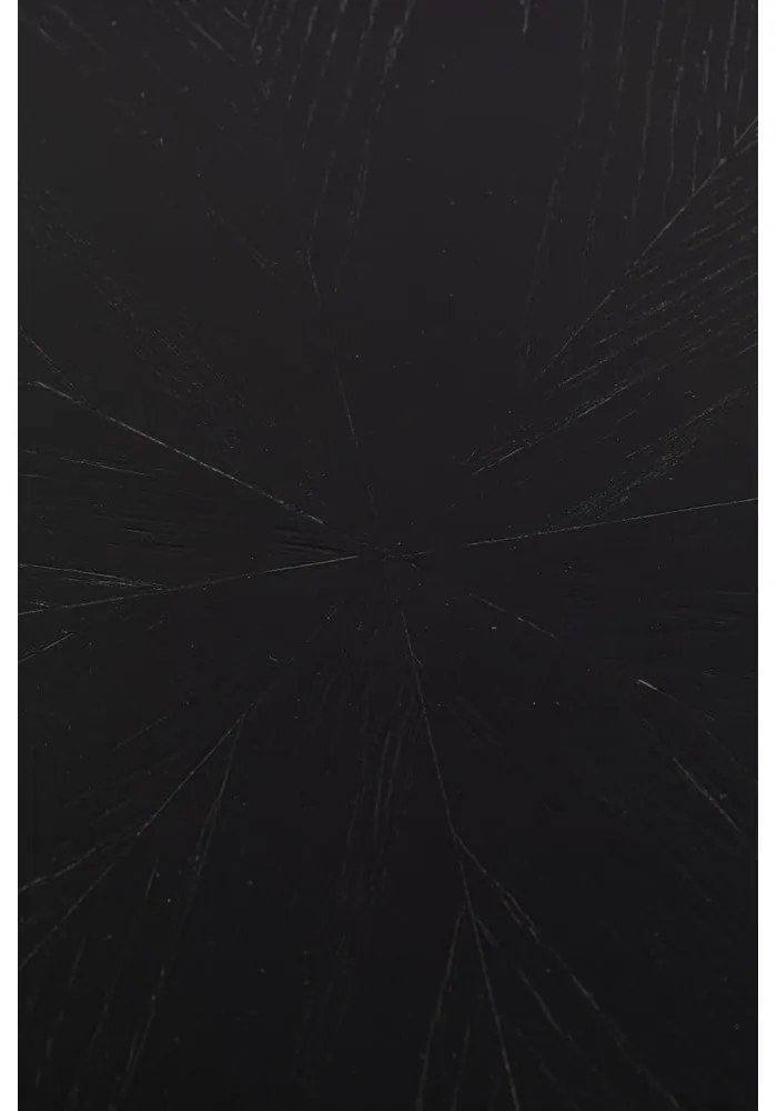 Masă de dining rotundă cu blat cu aspect de lemn de stejar ø 120 cm Fabio – White Label