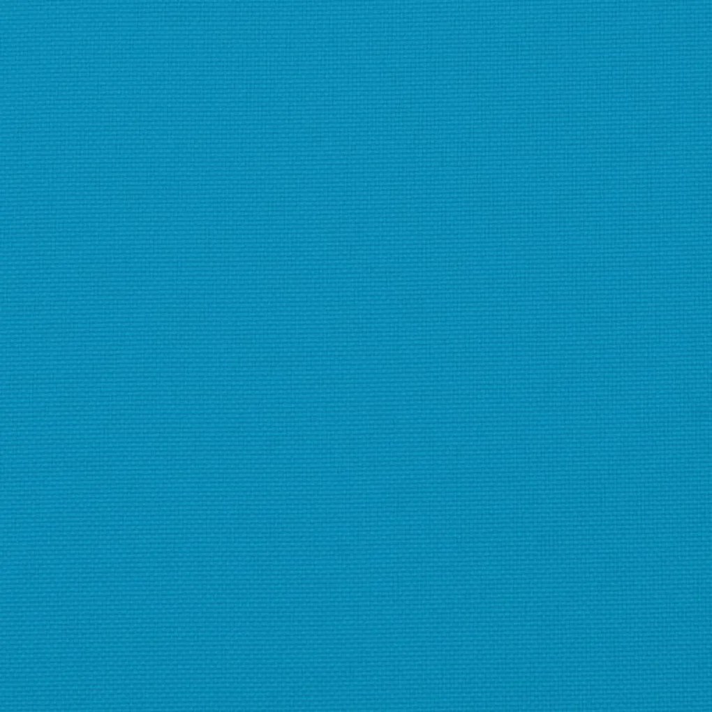 Perne de scaun, 4 buc., bleu, 50 x 50 x 7 cm, textil 4, Albastru deschis, 50 x 50 x 7 cm