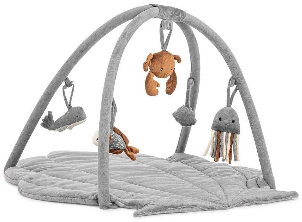 Centru de Activitati Multifunctional 3 in 1, Saltea Interactiva Pentru Copii si Bebelusi, 88x55x100 cm