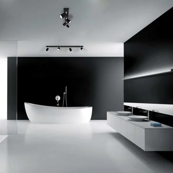 Spot LED TUNE 4xGU10/4,8W/230V negru