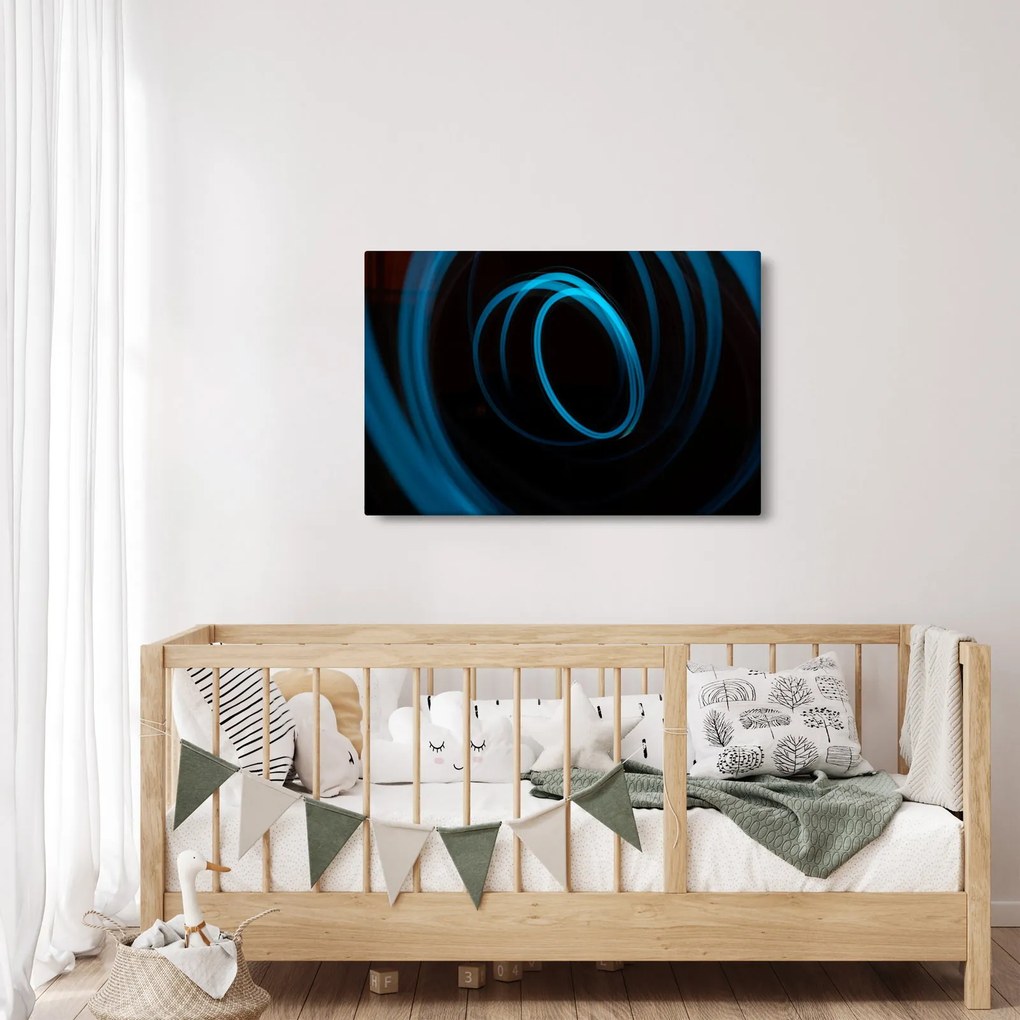 Tablou cu linie albastră (90x60 cm)