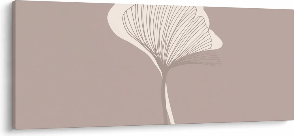 Tablou - Frunze bej N⁰3 (120x50 cm)