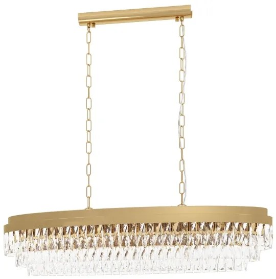 Lustră pe lanț VALPARAISO 13xE14/40W/230V aurie Eglo 39463