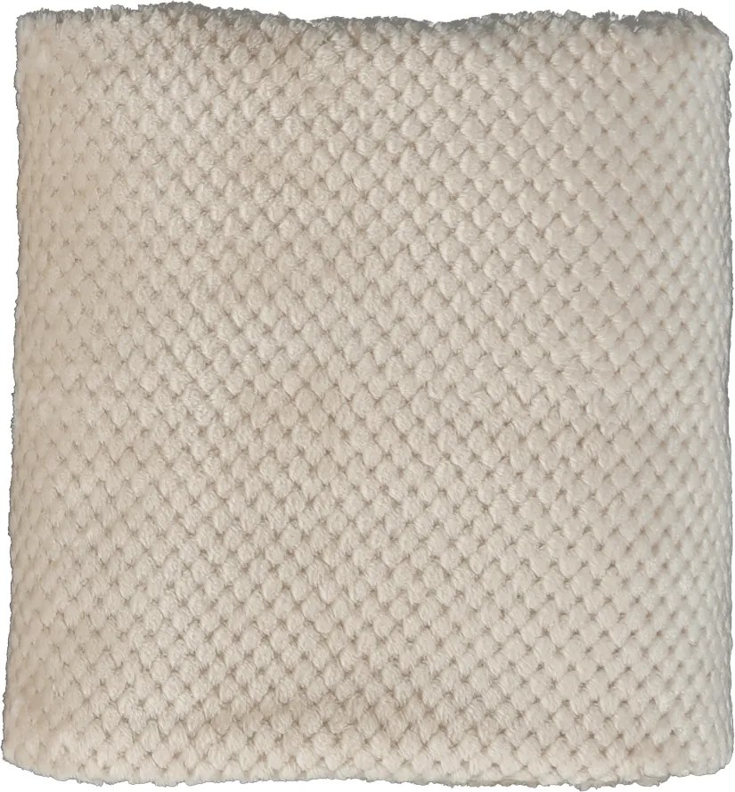 Pătură cu două feţe, bej-gri, 150x200, DEFANA TYP 2