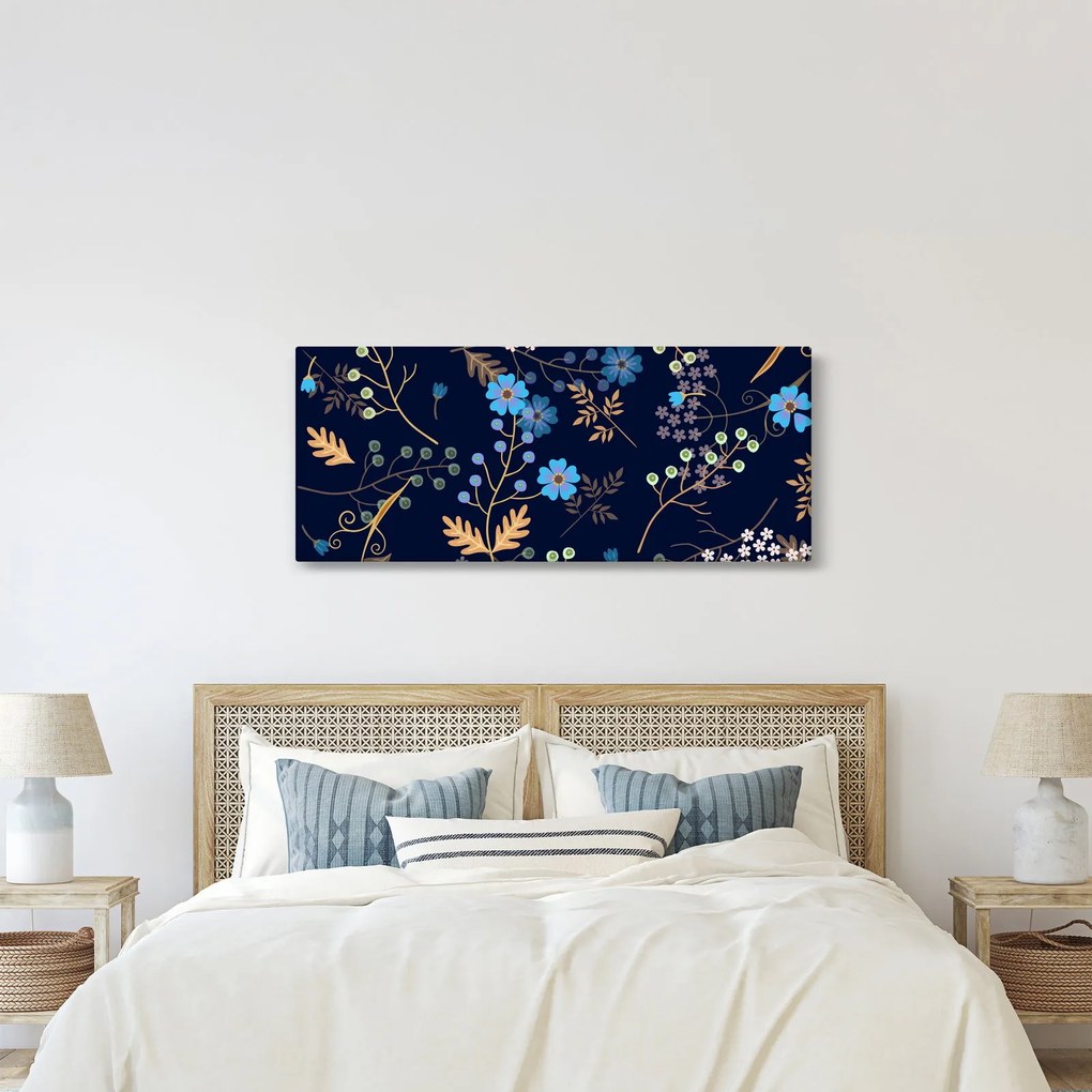 Tablou - Flori de toamnă (120x50 cm)