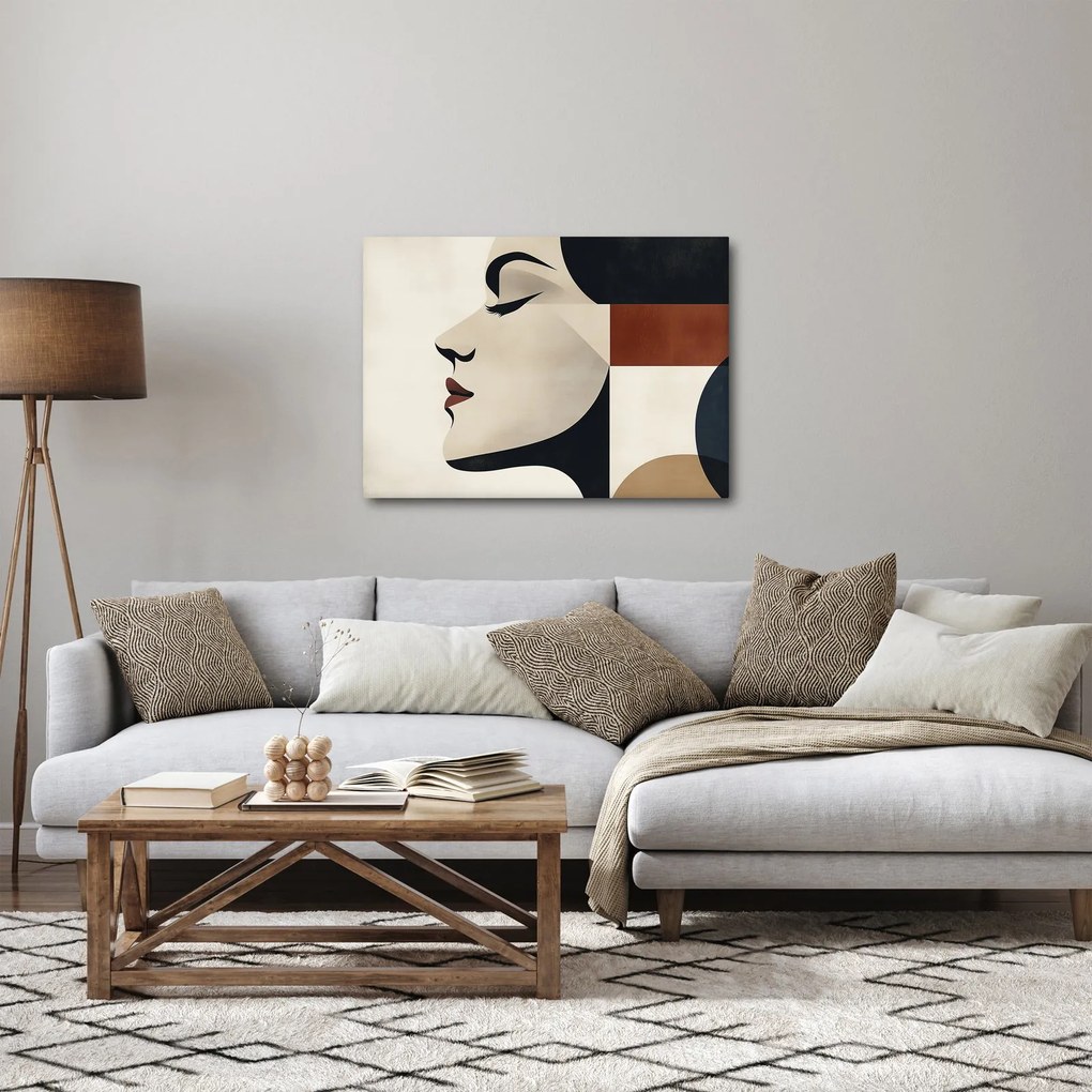 Tablou - Femeie din profil (70x50 cm)