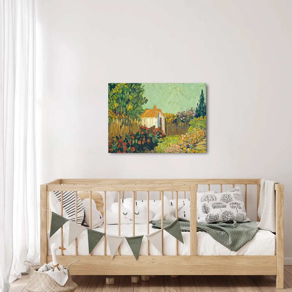 Tablou - Imitator of Vincent van Gogh, Landscape, reproducere (70x50 cm)