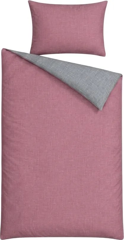 Lenjerie de pat din bumbac VELORIA roz Dimensiune lenjerie de pat: 70 x 80 cm | 140 x 200 cm