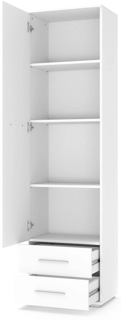Dulap cu rafturi Vida REG-1 (Stejar sonoma + Alb). 796268