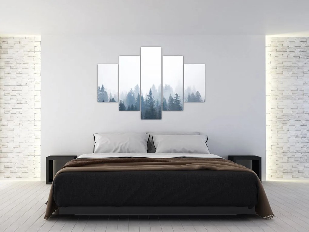 Tablou - Pădure cețoasă (150x105 cm)