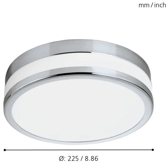 Plafonieră LED pentru baie Eglo 94998 LED PALERMO 1xLED/11W/230V IP44