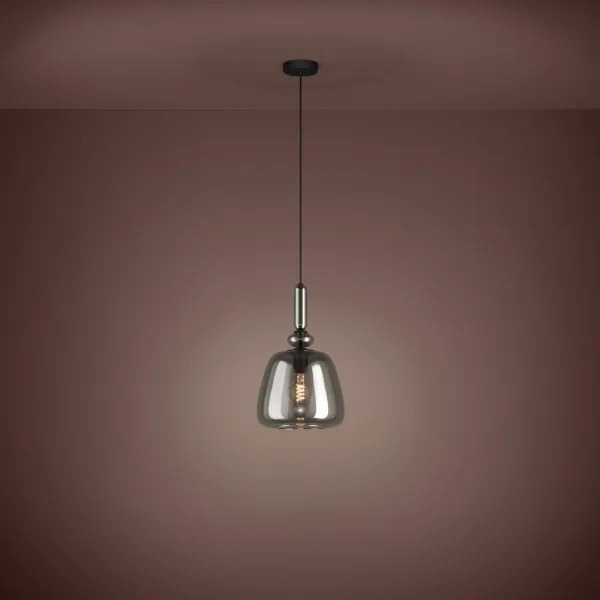 Lustră pe cablu Eglo 39997 BOVINO 1xE27/40W/230V fumuriu