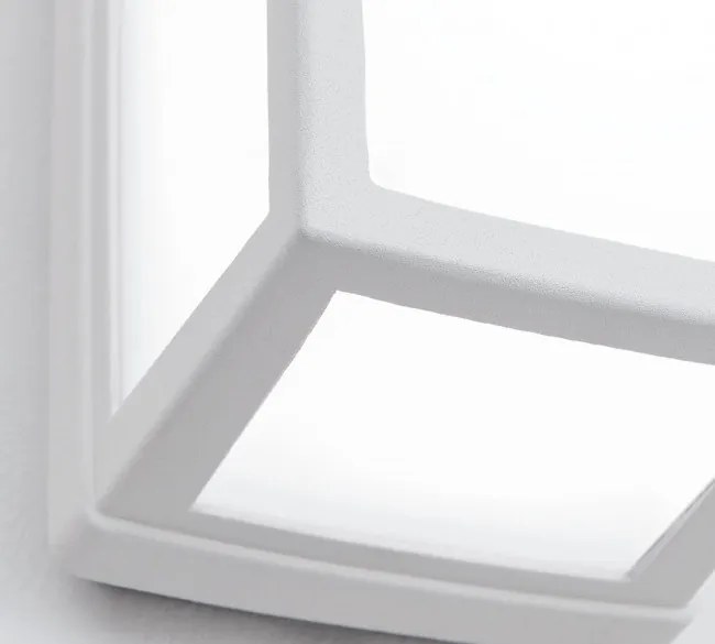 Aplica perete LED de exterior moderna IP54 Bob alba