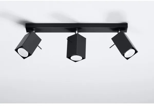 Lampă spot MERIDA 3 3xGU10/40W/230V negru