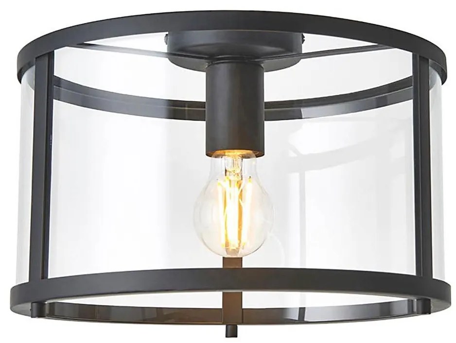 Plafonieră Endon 101540 HOPTON 1xE27/10W/230V negru