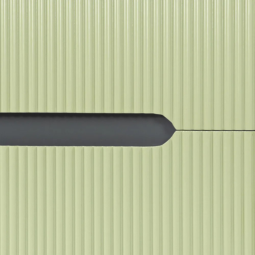 Trent 60 dulap de baie inferior cu chiuvetă ceramică (2 sertare) gri antracit-verde fistic