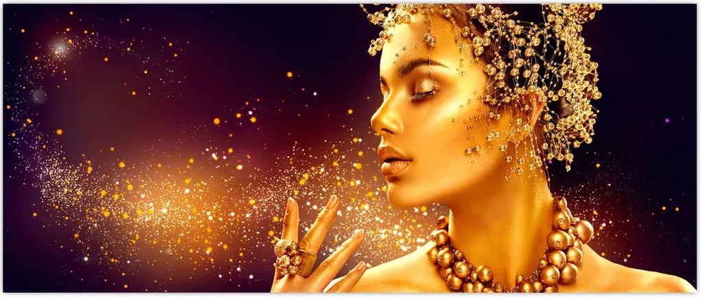 Tablou - Regina de aur (120x50 cm)