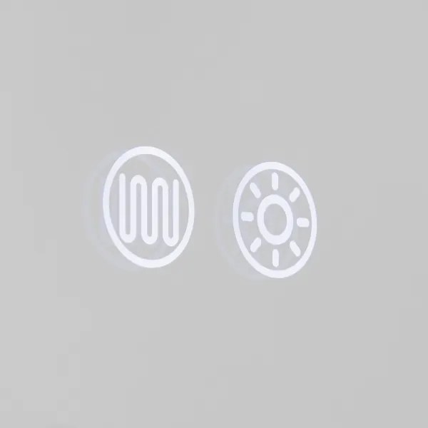 Orion 13-399 - Oglindă LED cu iluminare de fundal FRAME LED/48W/230V 60x45 cm IP44