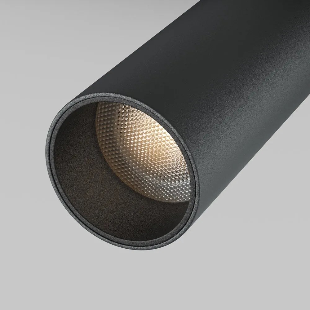 Spot LED incastrabil design tehnic FOCUS 3000K negru