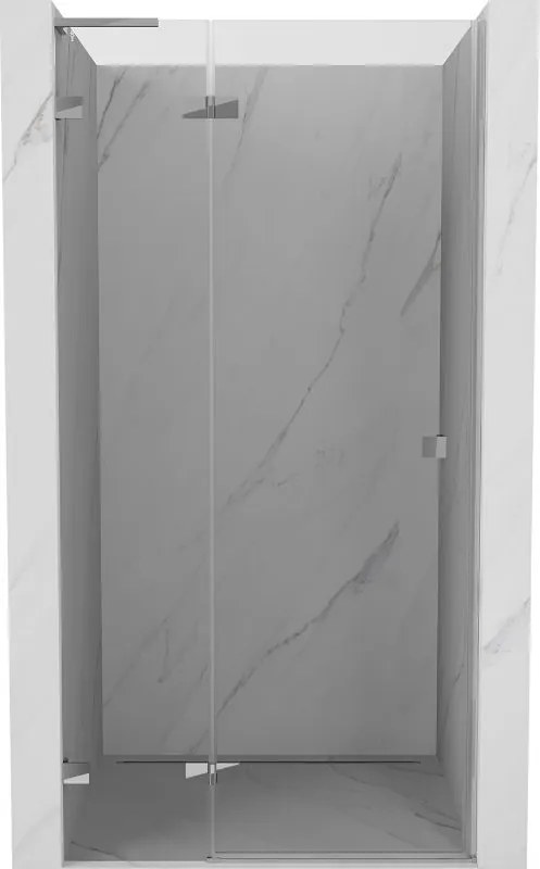 Mexen Lunar L uși de duș batante stânga 90 cm, transparent, crom - 834L-090-000-01-00-L