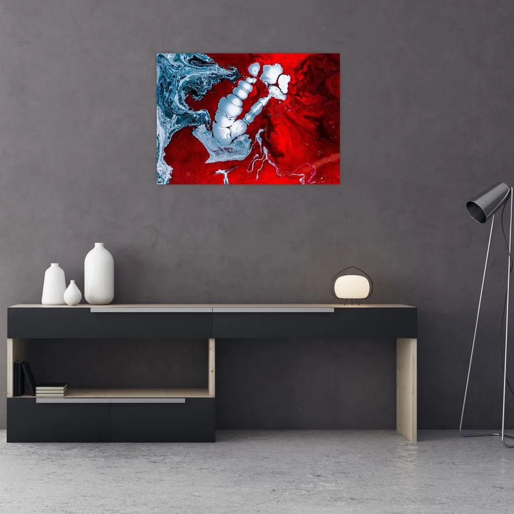 Tablou cu pete abstarcte (70x50 cm)