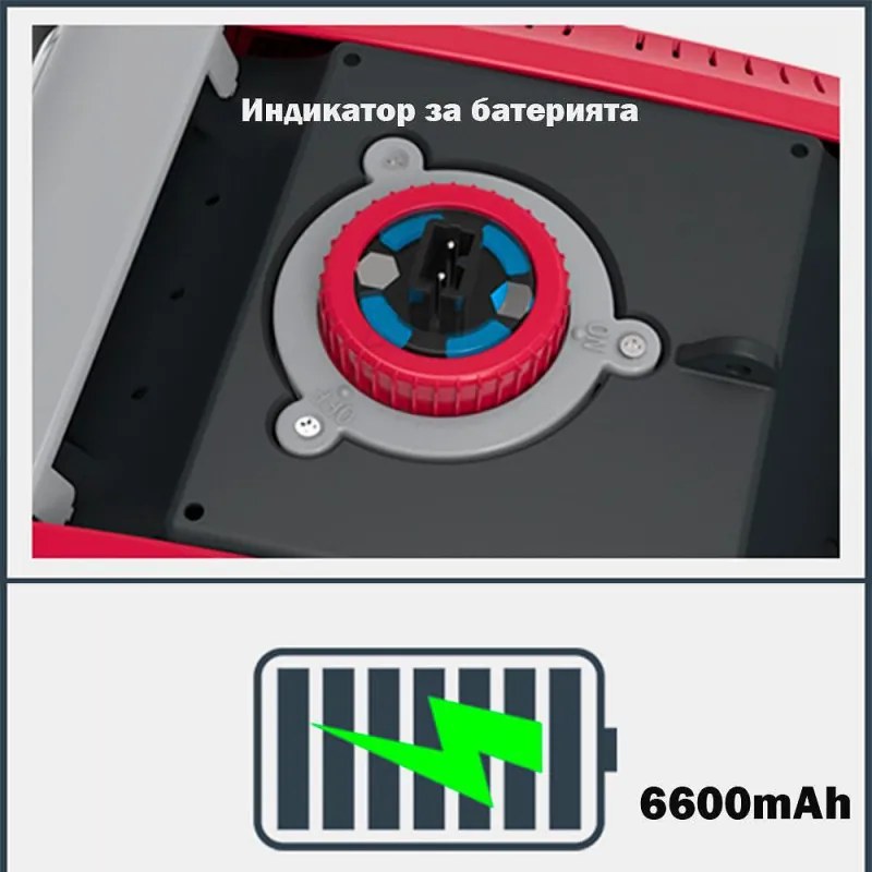 Robot curatare piscine fara fir Wybot Typhor 2 (Osprey 300 Pro), 50W, Li-Ion 6600 mAh, Pana la 120 m², Autonomie 120 min, Auto-parcare, Auto-revers, Alb