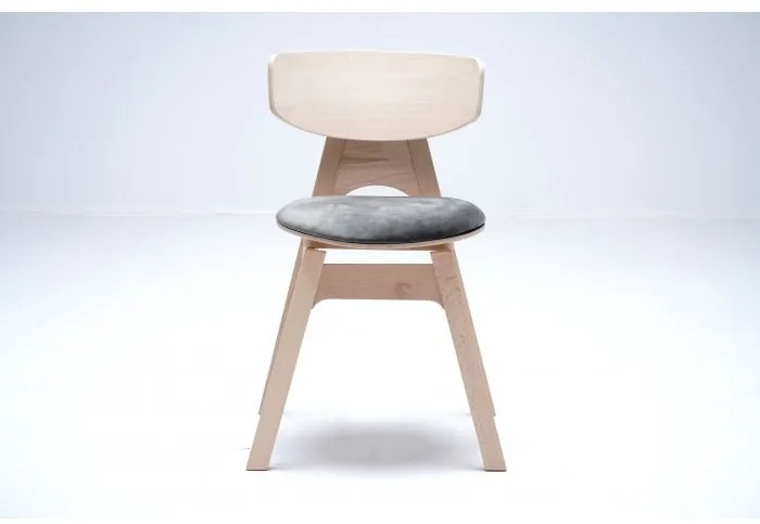 Scaun dining, natur, stofa, Rive Gauche