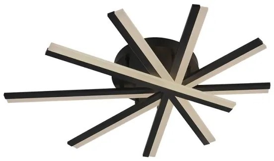 Lustră LED dimabilă aplicată LED/75W/230V 3000-6500K + telecomandă