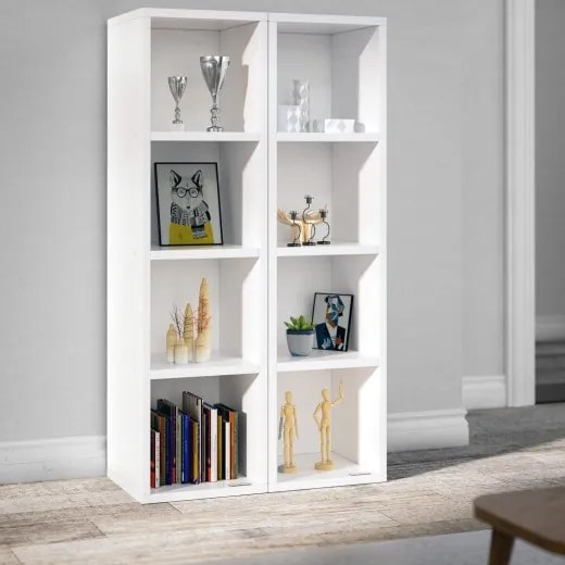 Deuba Bibliotecă Skylar 106x30x30cm - alb