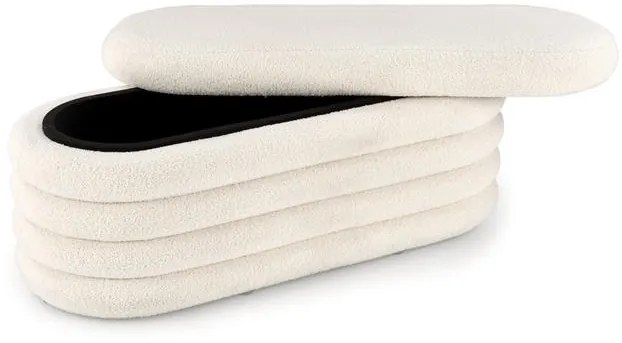 Banca cu spatiu de depozitare Bliss plusata - H105 cm