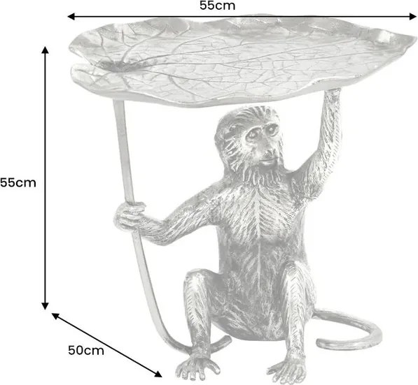 Masuta laterala design unic WILDLIFE MONKEY 55cm