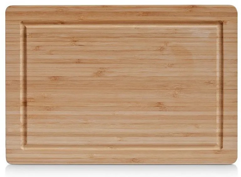 Tocator din bambus, Maro, 32x22x2 cm, Zeller