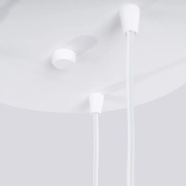 Lustră pe cablu Sollux SL.1710 HALO 3xG9/8W/230V d. 25 cm alb